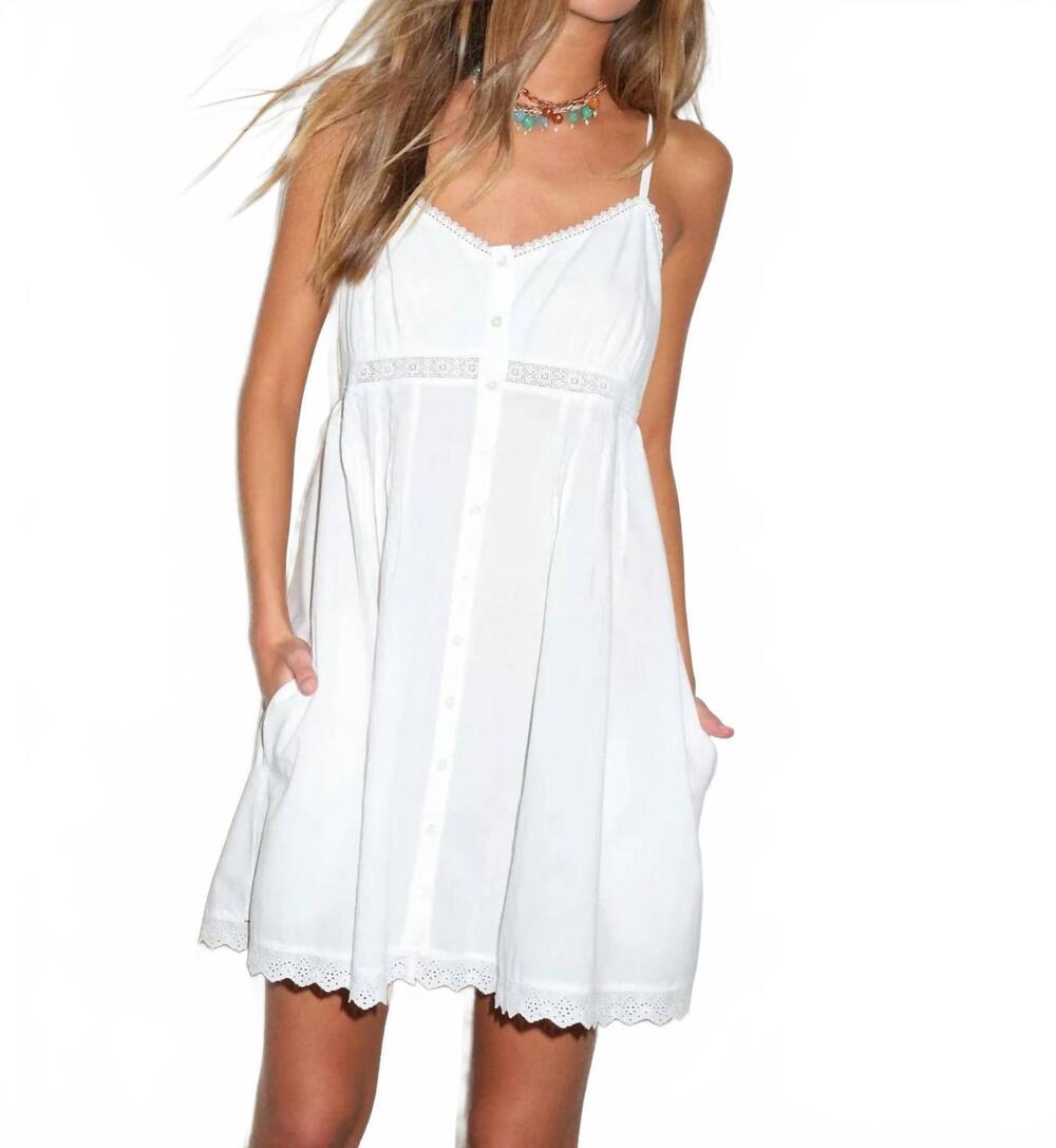 NEW XIRENA anna short dress in blanc